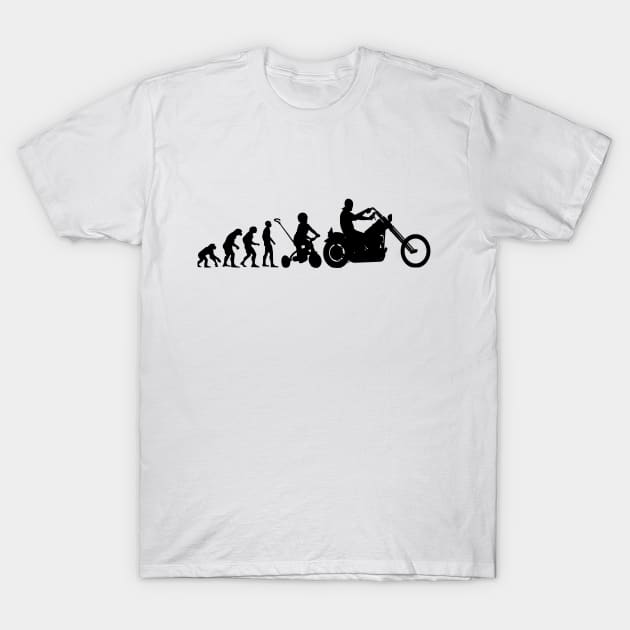 Motorcycle Evolution T-Shirt by hottehue